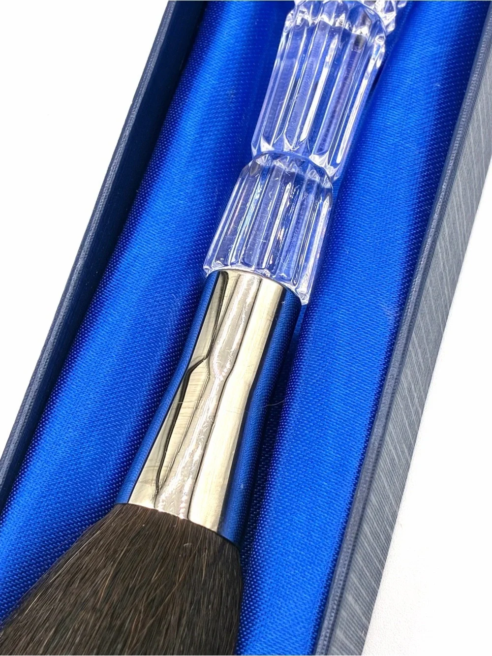 Waterford Crystal Powder Brush Vanity Makeup Brush w/ Original Box